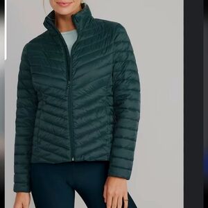 Old Navy Narrow Channel Quilted Puffer Jacket Glorious Pine